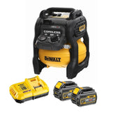 Compresor de aire Dewalt XR Flexvolt 54V 9,5L 0,4HP DCC1054T2