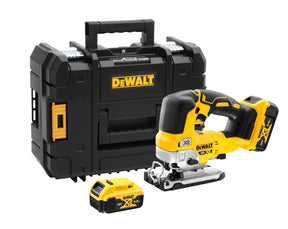 Caladora a batería Dewalt sin escobillas XR 18V 135mm con maletín y 2 baterías 5Ah DCS334P2