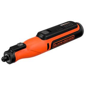 Multiherramienta Giratoria 7,2V con 53 Accesorios y Maletín Black+Decker BCRT8IK