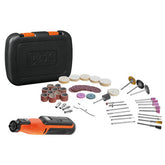 Multiherramienta Giratoria 7,2V con 53 Accesorios y Maletín Black+Decker BCRT8IK