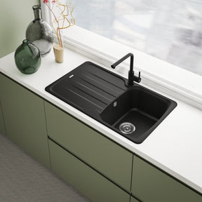 Grifo de cocina  extraíble Lina L Pull Out Negro Mate Franke 115.0712.435