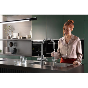 Grifo de cocina multifunción Mythos Water Hub Sparkling Franke 160.0708.956