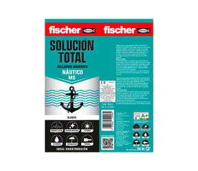 Cartucho Adhesivo Sellador 290ml Fischer MS Especial Náutico