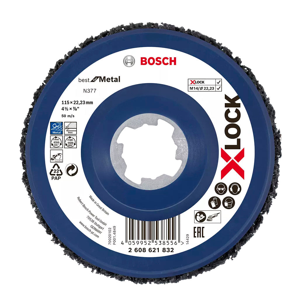 Disco de limpieza Metal X-LOCK N377 Bosch