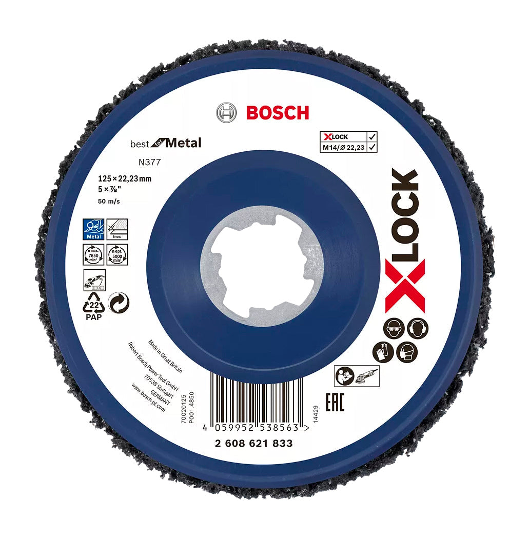 Disco de limpieza Metal X-LOCK N377 Bosch