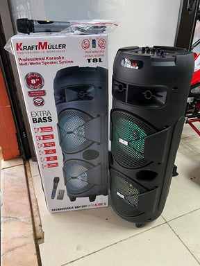 Coluna Bluetooth com Karaoke