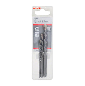 Set de 3 brocas para hormigón CYL-3 5/6/8mm Bosch