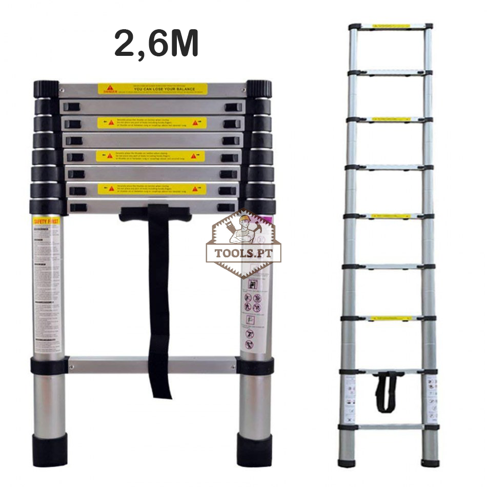 Escada Telescópica 2,6 Metros